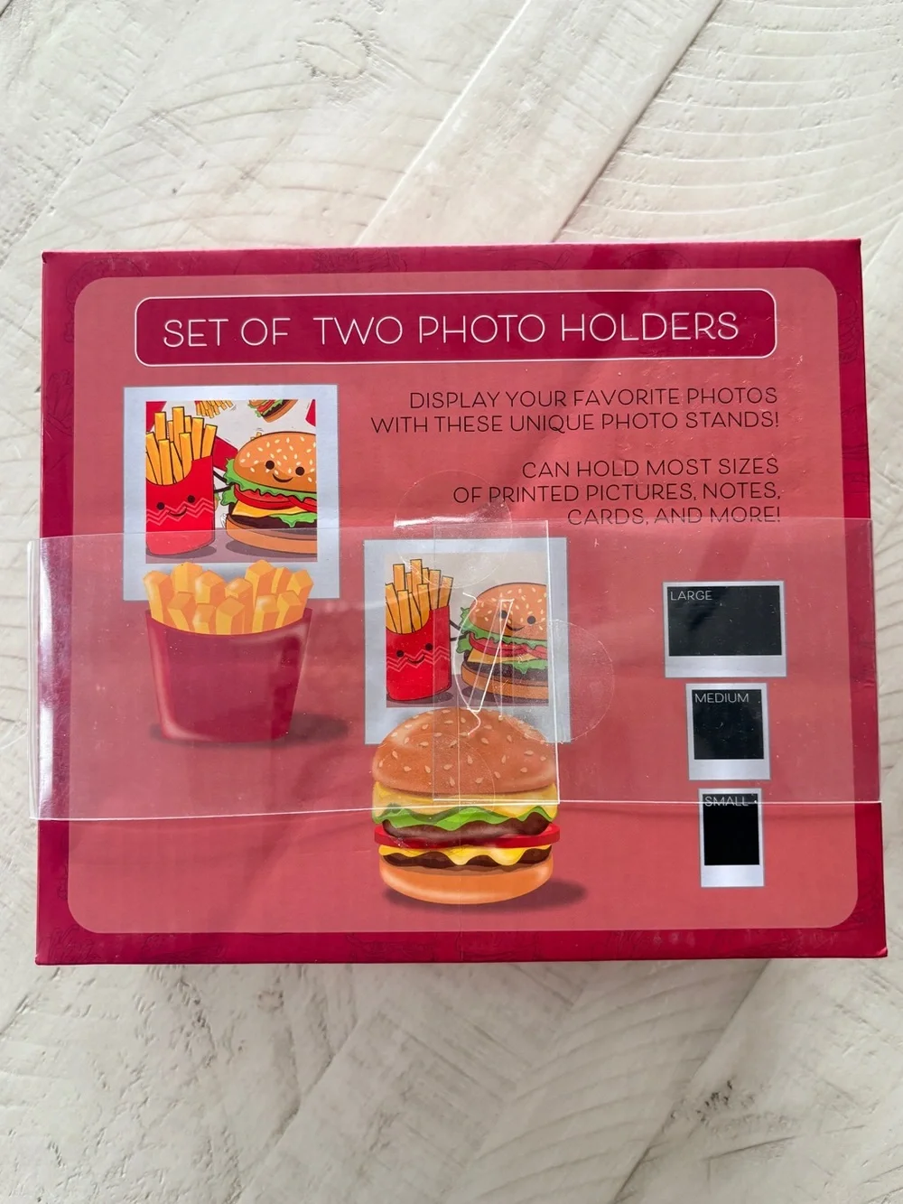 Burger & Fries Photo Holders by Mellow & Mod New